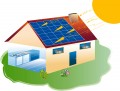 solar panels Stock photo